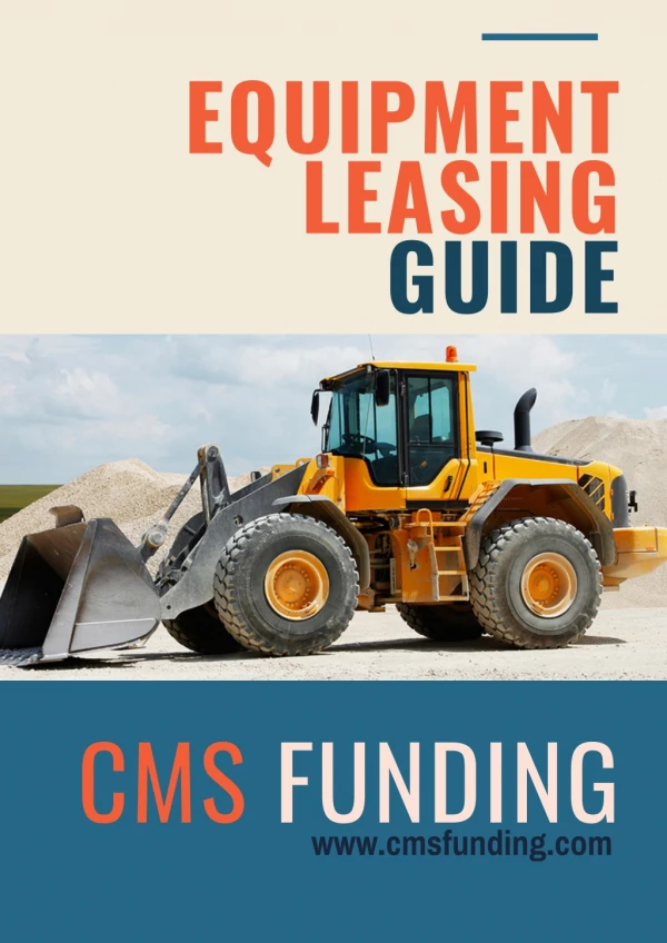 Equipment Leasing Guide - FOR BUSINESS OWNERS