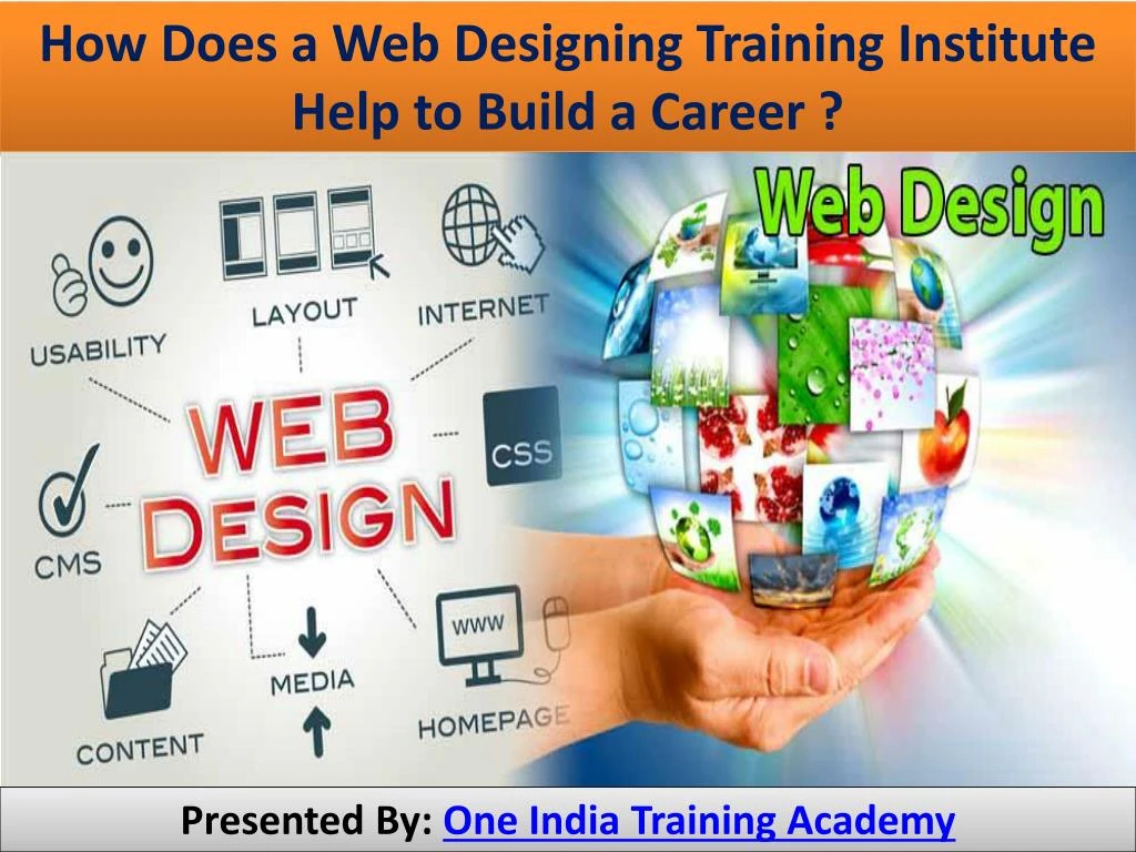 how does a web designing training institute help