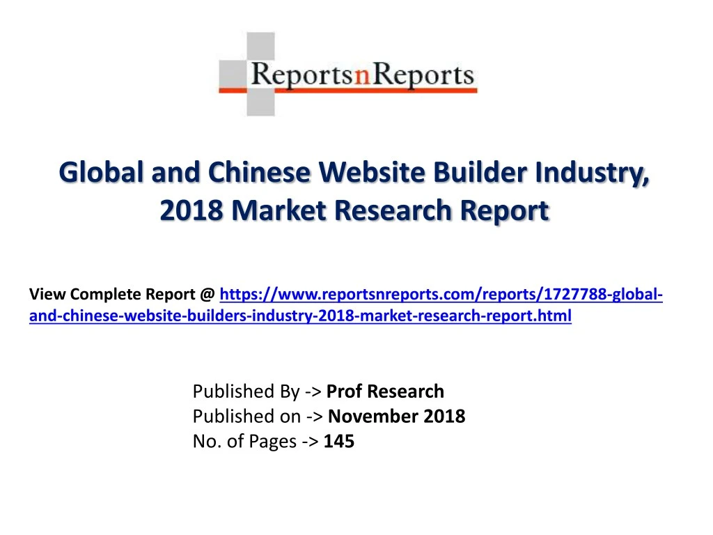 global and chinese website builder industry 2018