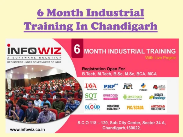 6 Month Industrial Training In Chandigarh