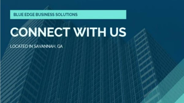 Blue Edge Business Solutions,Located in Savannah, GA | Connect With Us