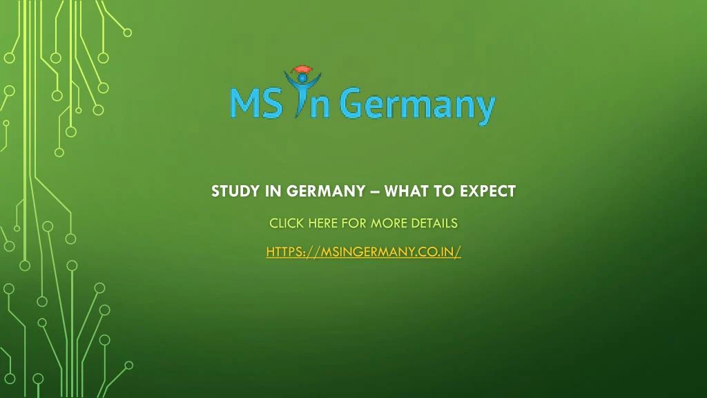 study in germany what to expect