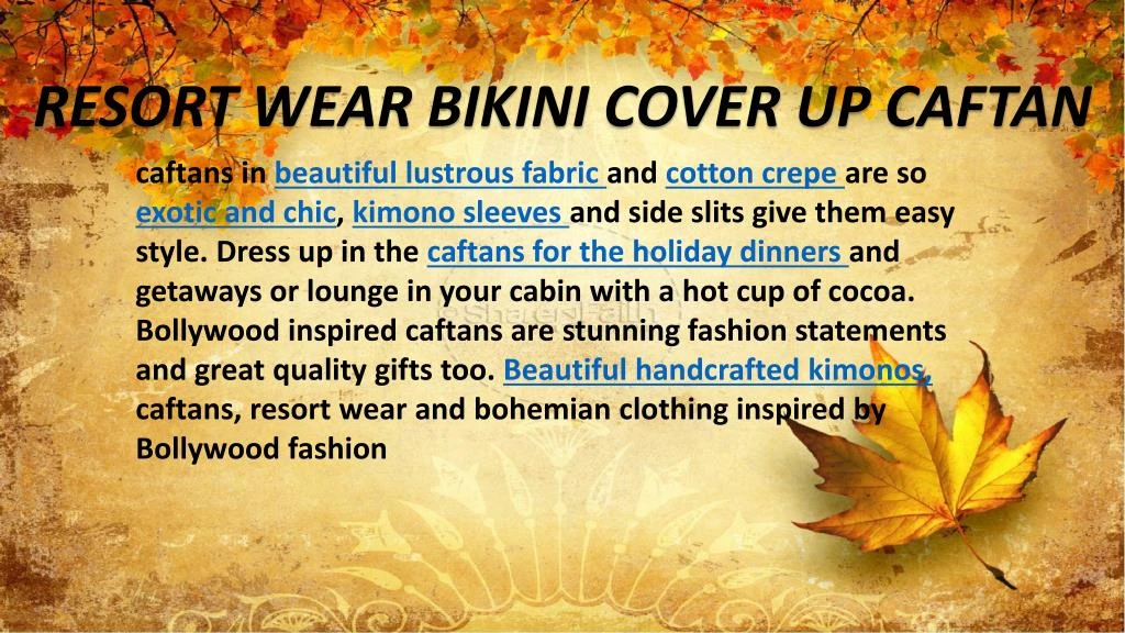 resort wear bikini cover up caftan