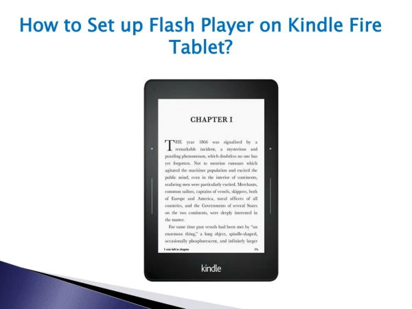 How to Set up Flash Player on Kindle Fire Tablet?