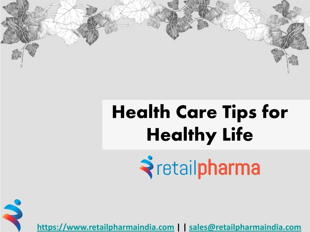 health care tips for healthy life