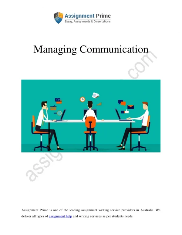Importance of Communication Management in a Firm