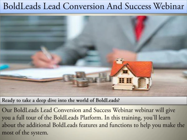 BoldLeads Lead Conversion And Success Webinar