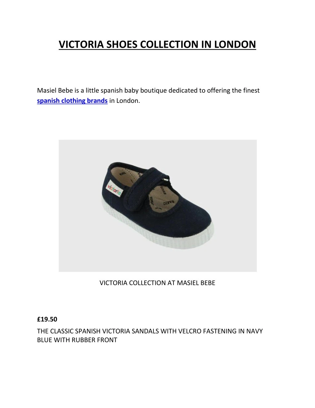 victoria shoes collection in london