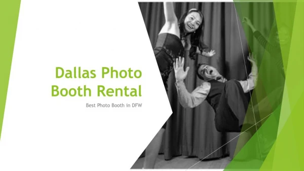 Dallas Photo Booth rental Services