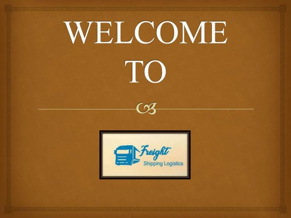 welcome to