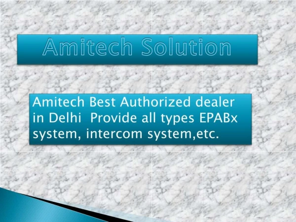 What is Epabx System & usage - amitech solution