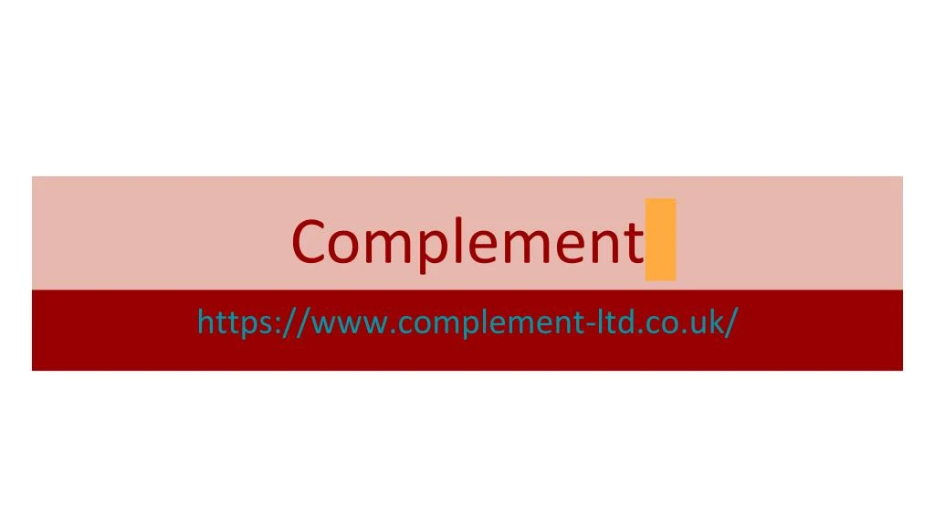 complement