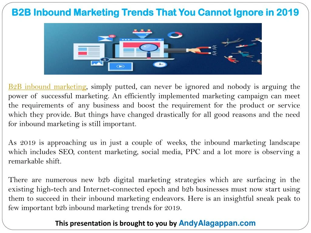 b2b inbound marketing trends that you cannot ignore in 2019