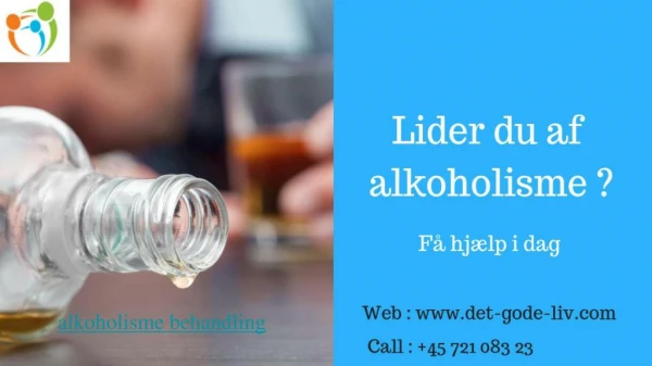 Alkoholisme og ordet alkoholiker er stadigvæk tabu