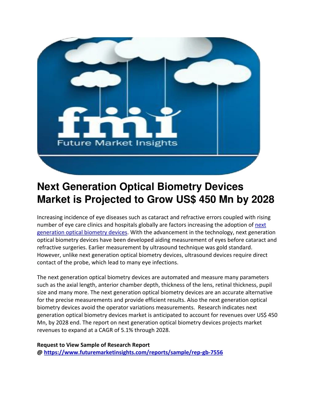 next generation optical biometry devices market