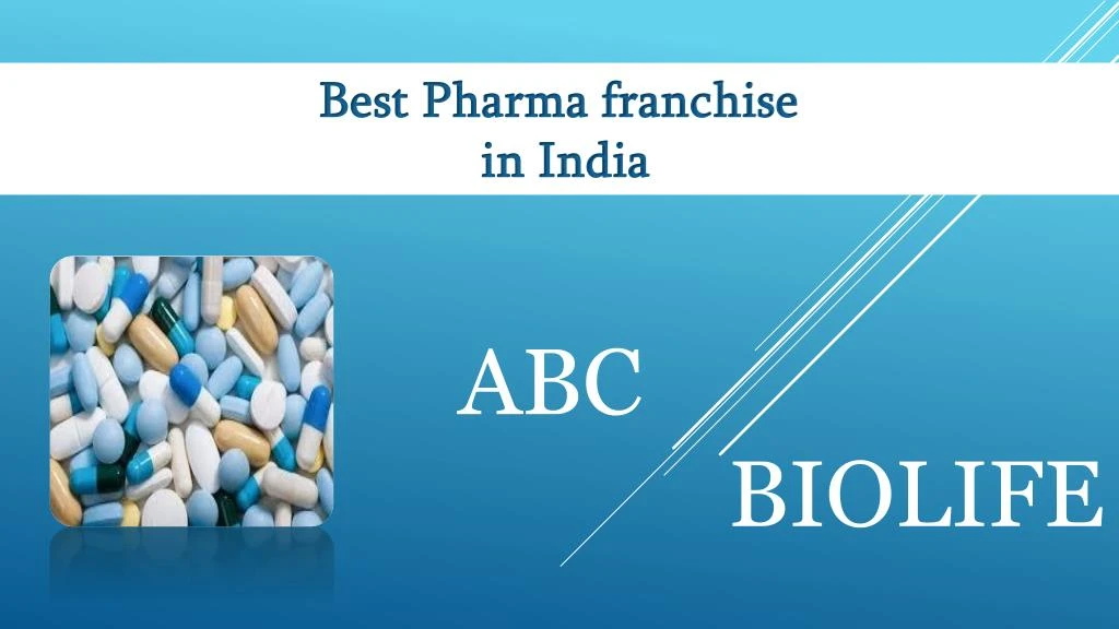 best pharma franchise in india