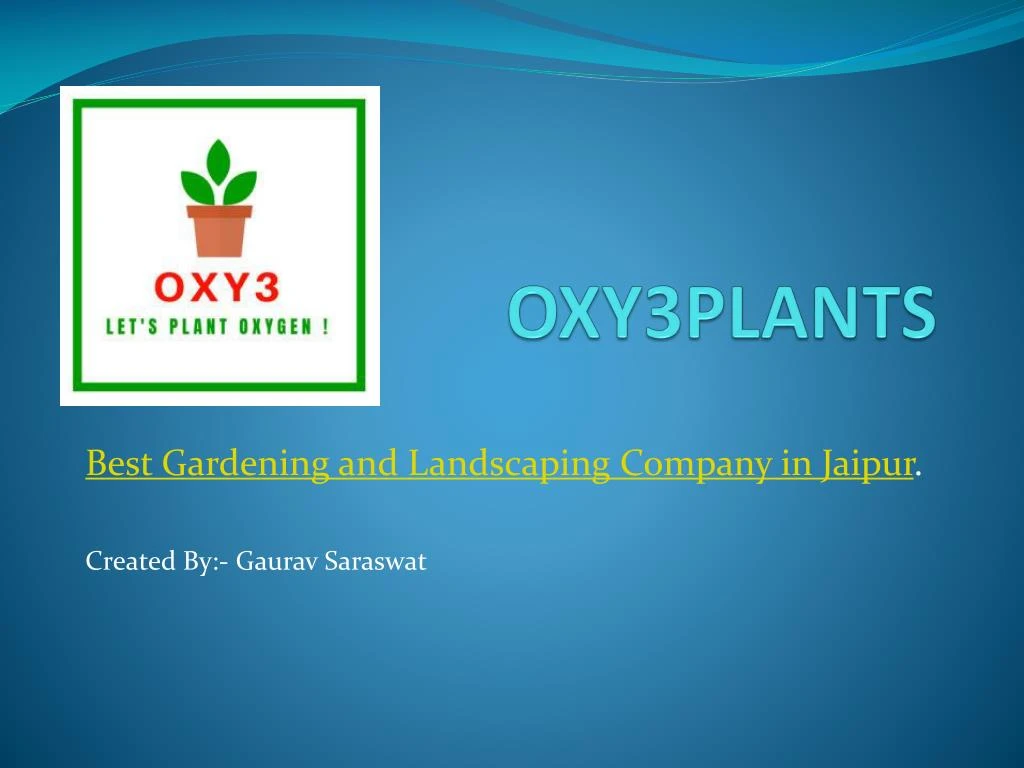 oxy3plants