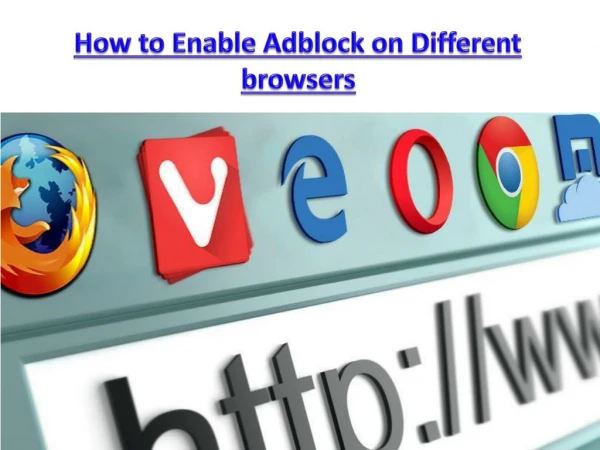 How to Enable Adblock on Different browsers