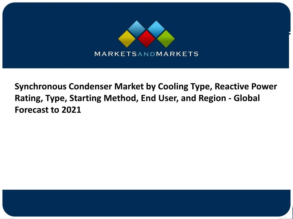 synchronous condenser market by cooling type