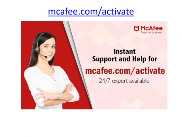 mcafee.com/activate - Install and Activate McAfee Product