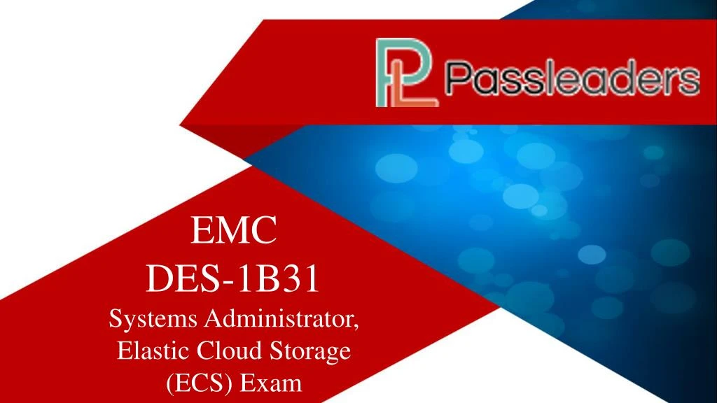 emc des 1b31 systems administrator elastic cloud