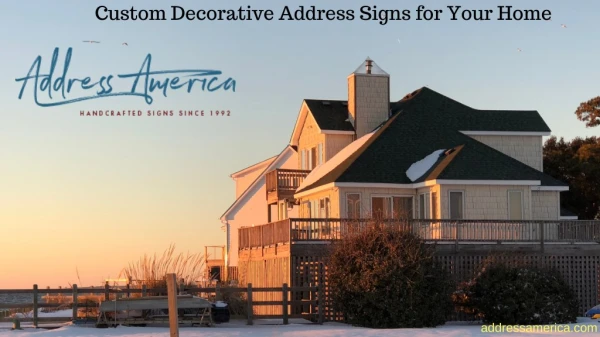 Reflective Address Signs For Yard | Addrerss America