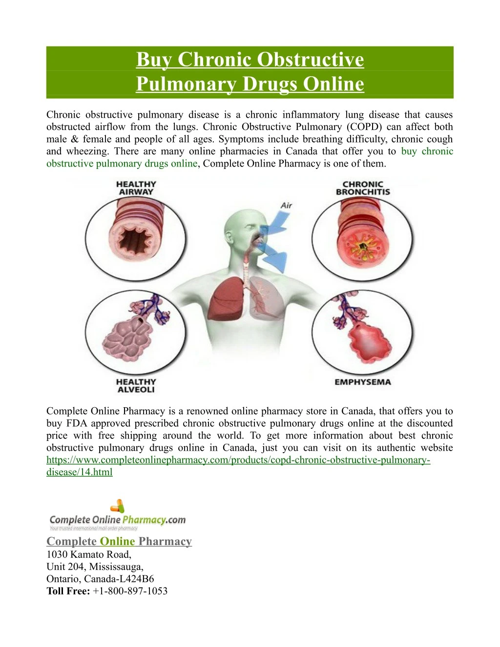 buy chronic obstructive pulmonary drugs online