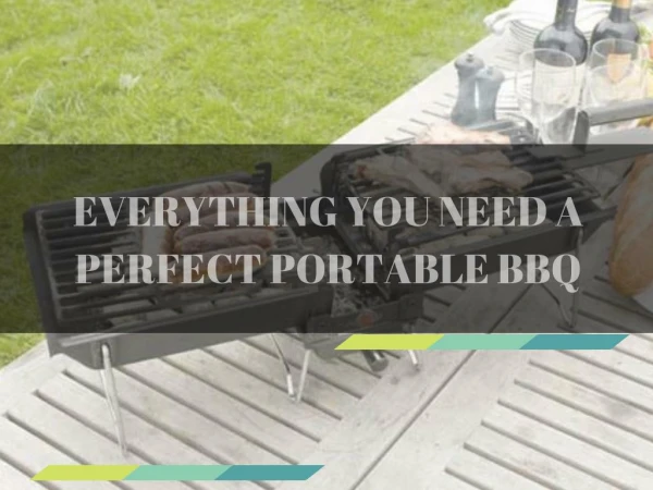 Everthing You Need A Perfect Portable BBQ