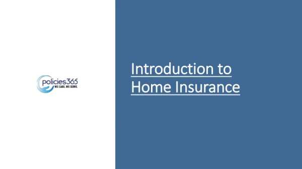 Home Insurance - Policies365