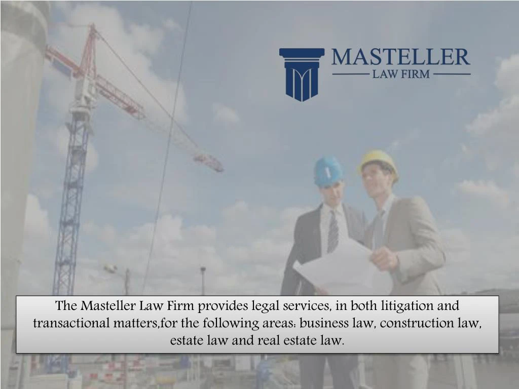 the masteller law firm provides legal services