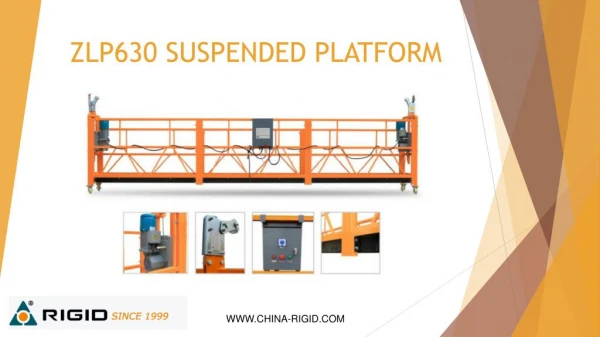 ZLP630 Suspended Platform