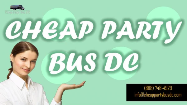 cheap party bus dc