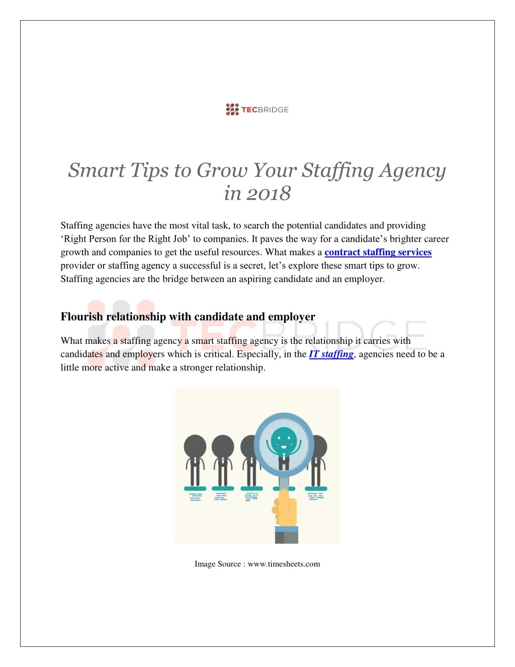 smart tips to grow your staffing agency in 2018
