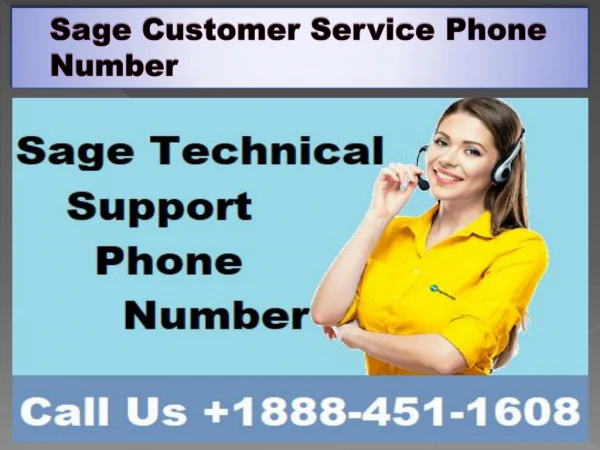Sage Customer Service Phone Number