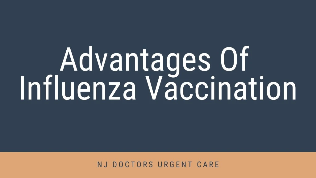 advantages of influenza vaccination