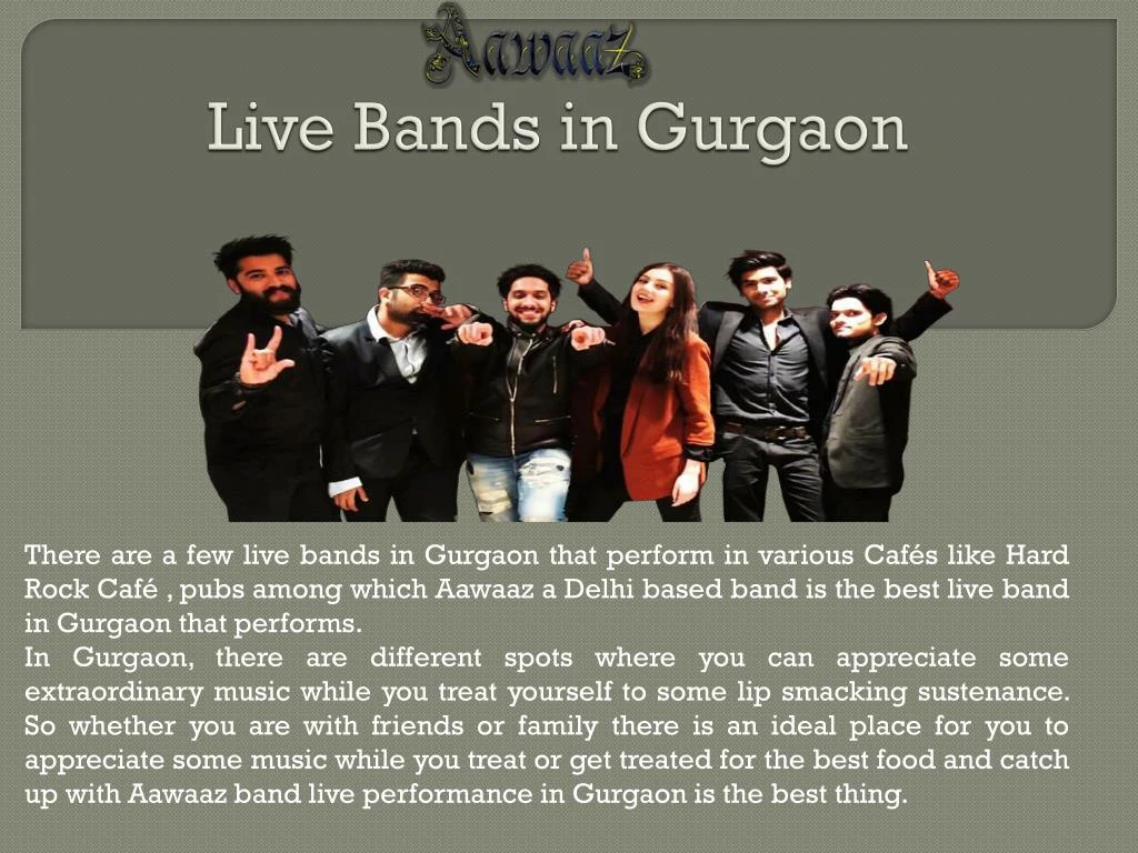 live bands in gurgaon