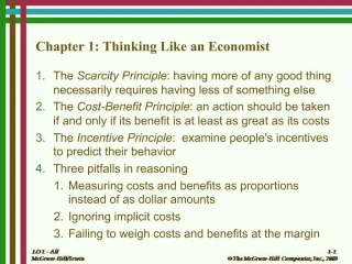 Chapter 1: Thinking Like an Economist