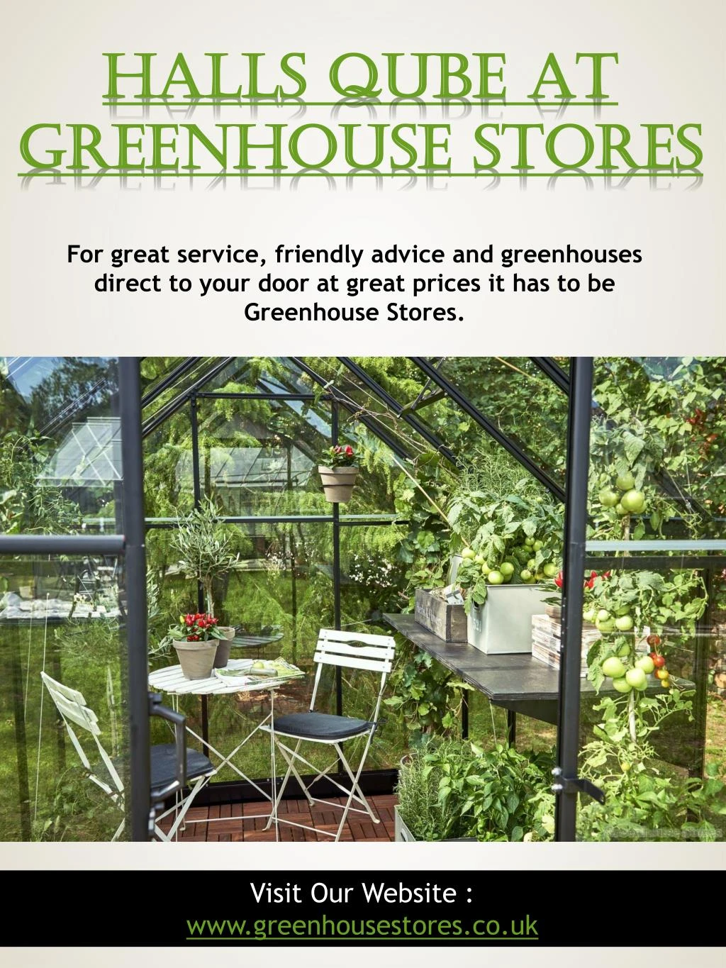 halls qube at greenhouse stores