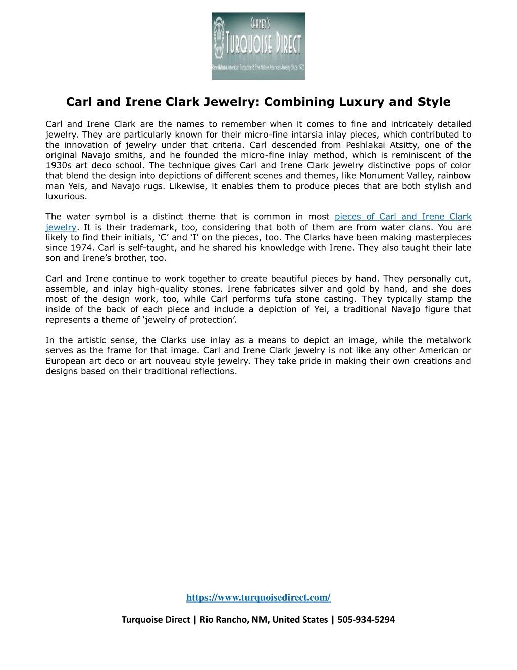 carl and irene clark jewelry combining luxury