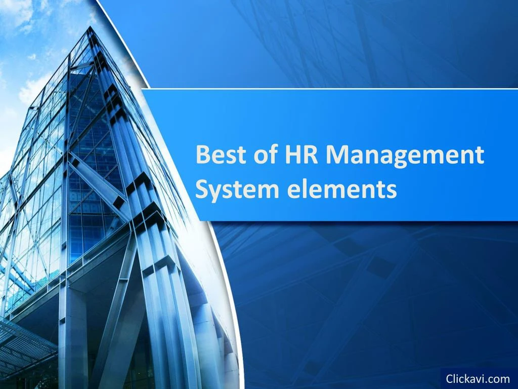best of hr management system elements