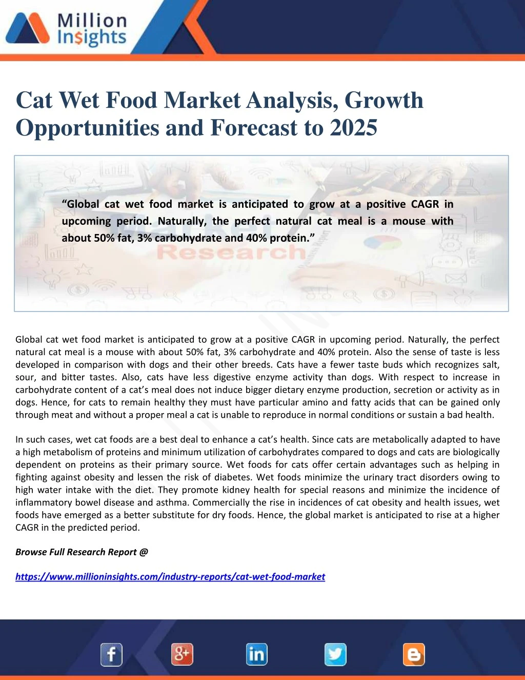 cat wet food market analysis growth opportunities