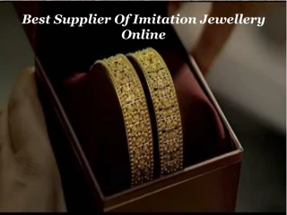 Best Supplier Of Imitation Jewellery Online