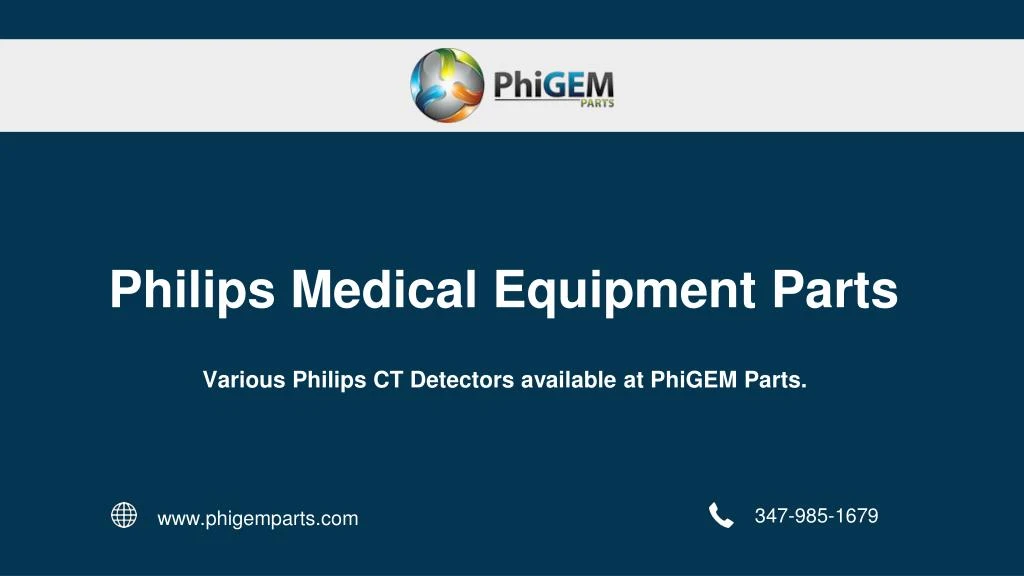philips medical equipment parts