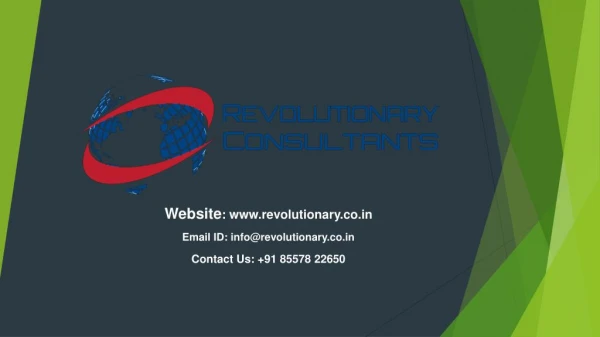 Revolutionary Consultants - ISO 9001 Certification in Mumbai and Gujarat