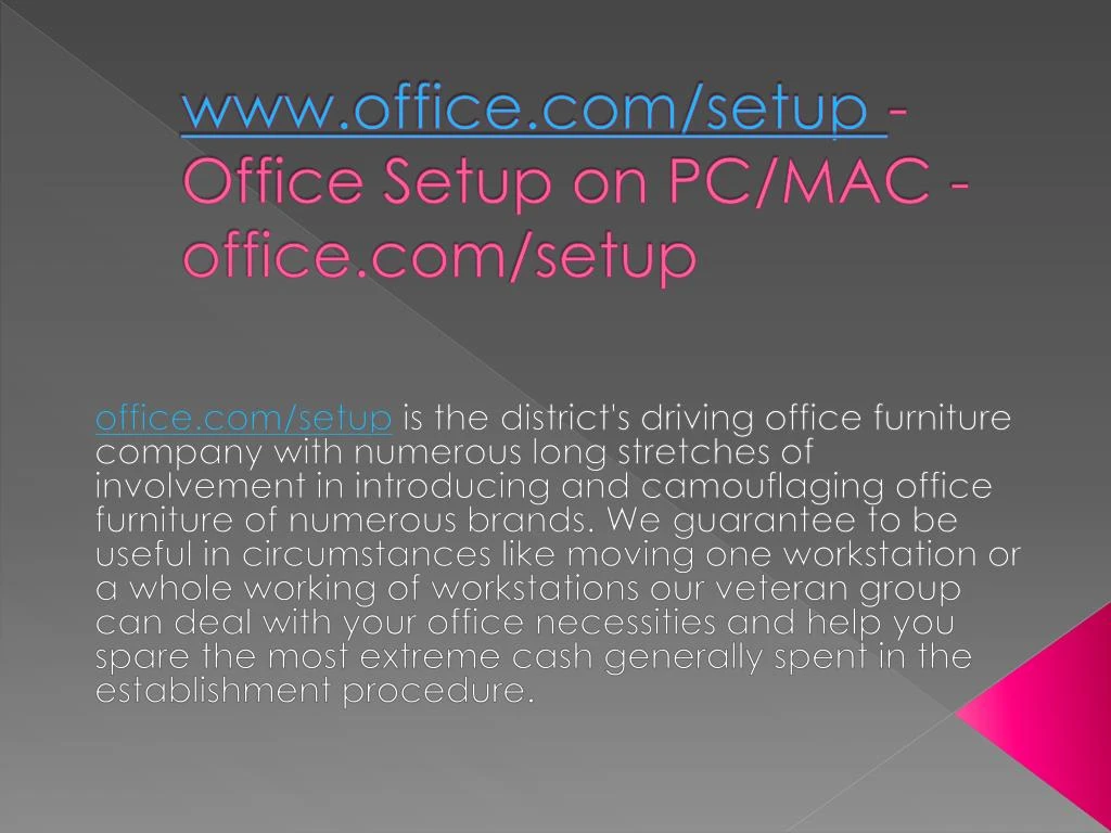 www office com setup office setup on pc mac office com setup