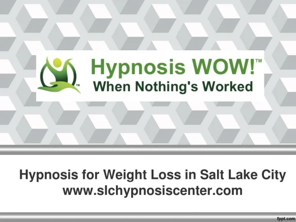 Hypnosis for Weight Loss in Salt Lake City - www.slchypnosiscenter.com