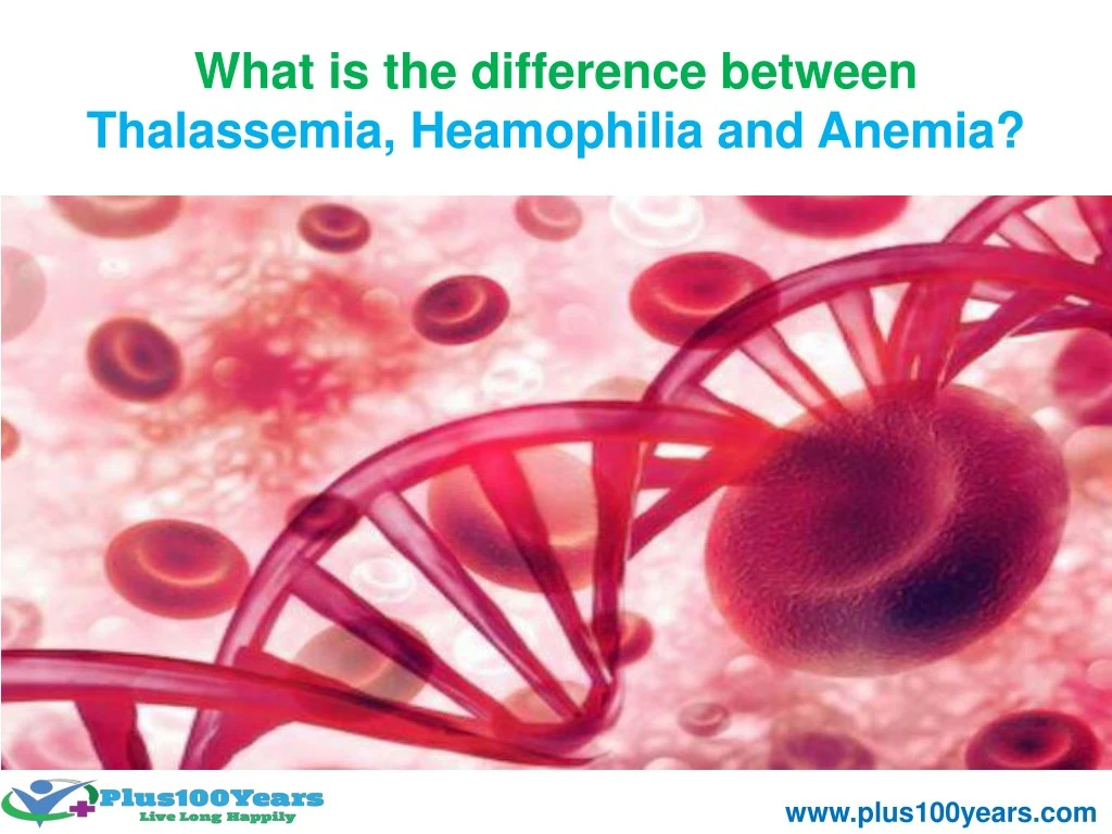 what is the difference between thalassemia
