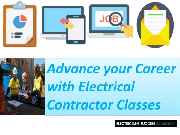 Advance your Career with Electrical Contractor Classes