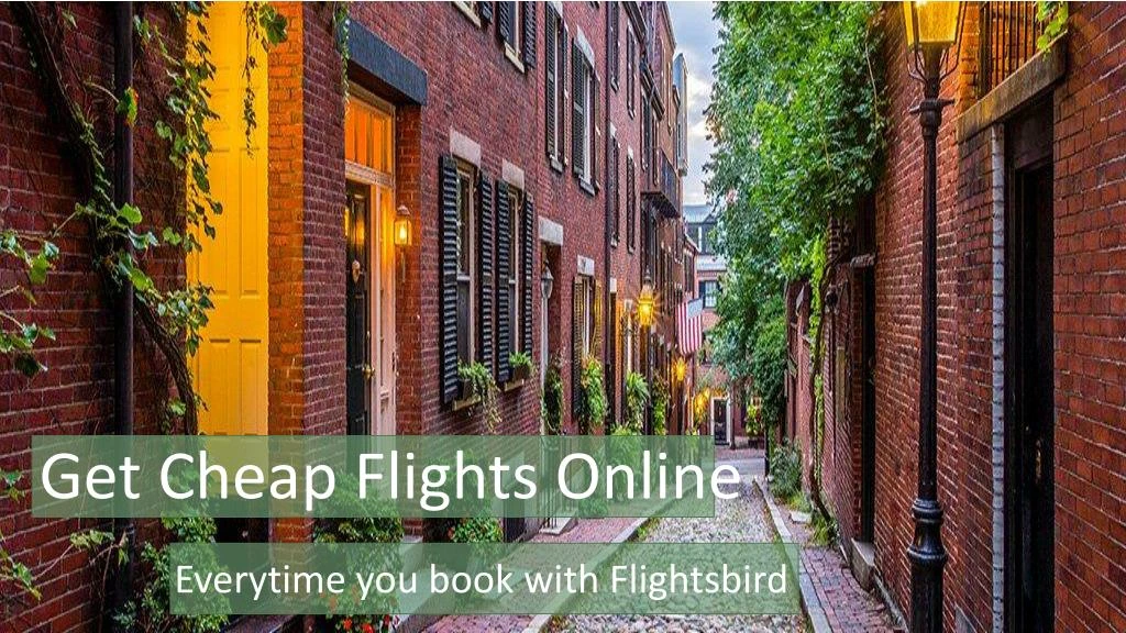 get cheap flights online