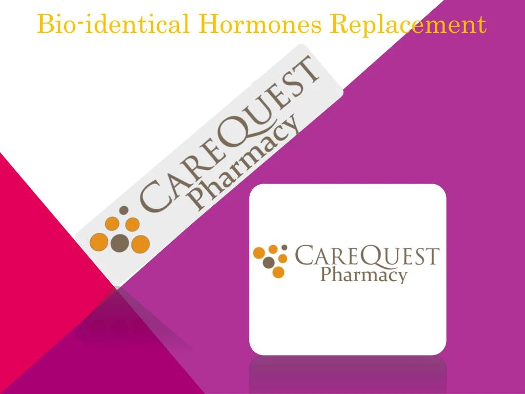 bio identical hormones replacement